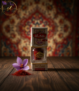 زعفران سرگل ممتاز در ظرف کریستالی لوکس